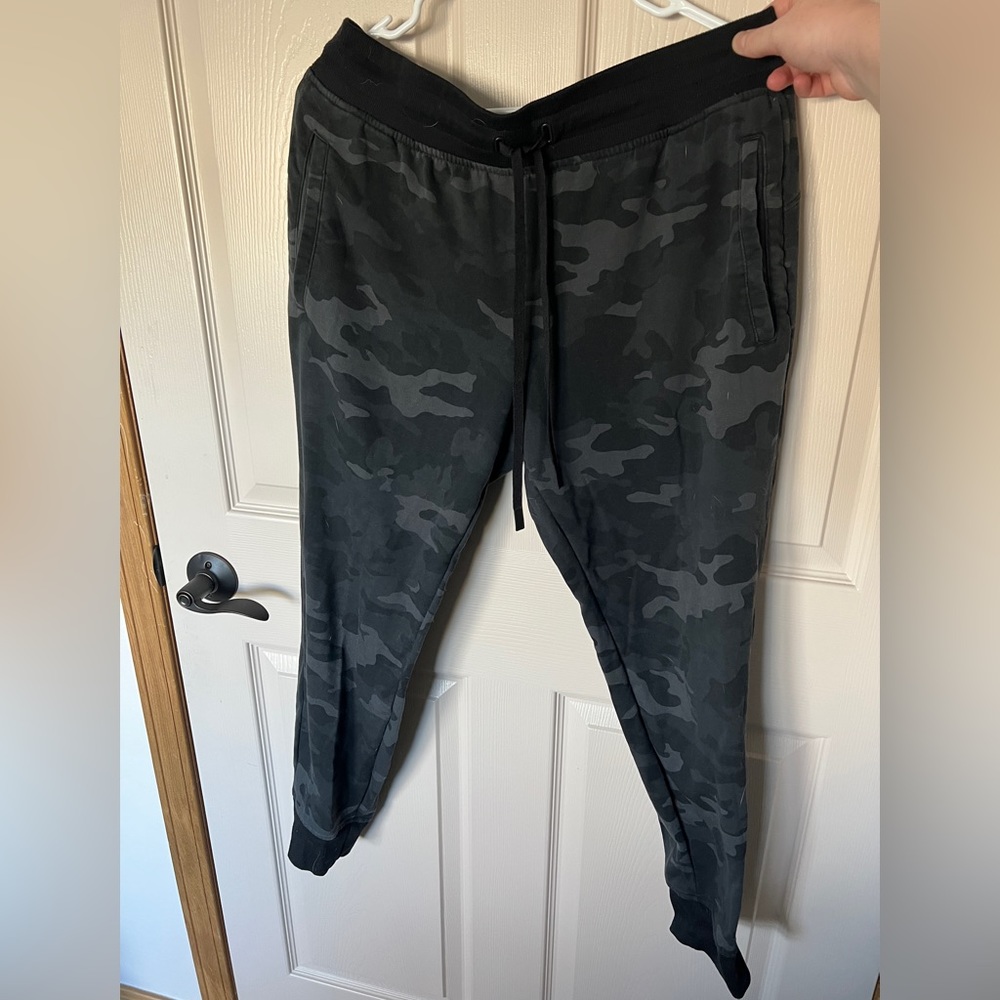 Black Camo joggers